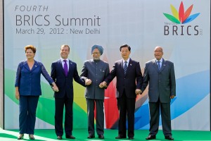 Nova Délhi - Índia, 29/03/2012. Presidenta Dilma Rousseff posa para foto junto com os Chefes de Estado do BRICS. Foto: Roberto Stuckert Filho/PR.